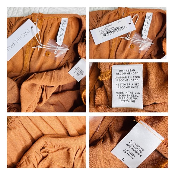 NWT Rachel Pally - Maeve A-Line Ruffle Dress L - Picture 8 of 11